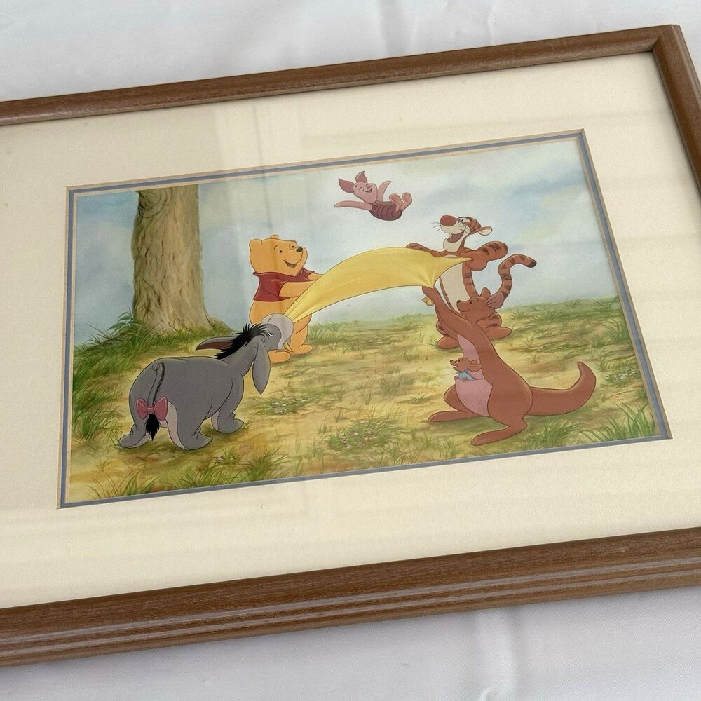 Walt Disney Winnie the Pooh and Friends 15" x12" Framed and Double Matted Print - Picture 4 of 6